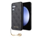 Калъф Guess - Hardcase 4G Charms Collection (GUHCS24SGF4GGR) - Samsung Galaxy S24 - Black