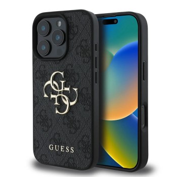 Калъф Guess - Hardcase 4G Big Logo (GUHCP16X4GMGGR) - iPhone 16 Pro Max - Black