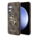 Калъф Guess - Hardcase 4G Big Metal Logo (GUHCS24S4GMGBR) - Samsung Galaxy S24 - Brown