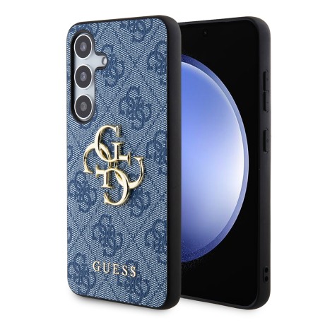 Калъф Guess - Hardcase 4G Big Metal Logo (GUHCS24M4GMGBL) - Samsung Galaxy S24 Plus - Blue