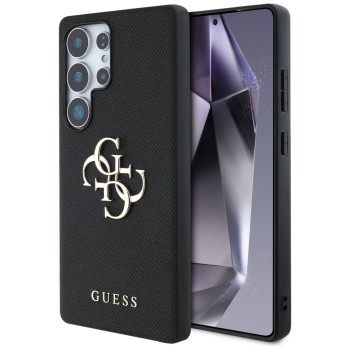 Калъф Guess - Hardcase 4G Grained Big and Classic Logo (GUHCS25LPGT4MBK) - Samsung Galaxy S25 Ultra - Black