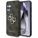 Калъф Guess - Hardcase 4G Big Metal Logo (GUHCS25S4GMGBR) - Samsung Galaxy S25 - Brown