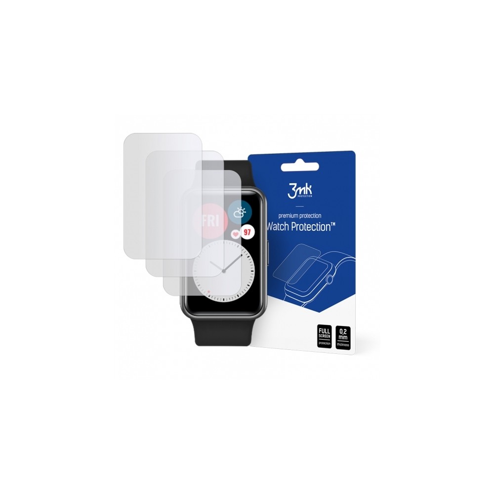 Стъклен протектор 3MK Watch Protection 3бр. за Huawei Watch Fit