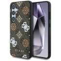 Калъф Guess - Hardcase 4G Peony (GUHMS25SP4PWPW) - Samsung Galaxy S25 - Brown