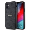 Калъф Guess - 4G Ring Classic Logo MagSafe (GUHMP12MG4GFRK) - iPhone 12 / iPhone 12 Pro - Black