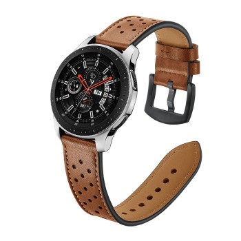 Каишка TECH-PROTECT LEATHER за Samsung Galaxy Watch 46mm, Кафяв