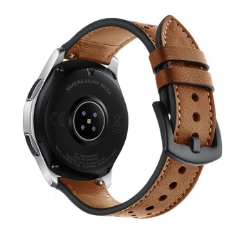 Каишка TECH-PROTECT LEATHER за Samsung Galaxy Watch 46mm, Кафяв