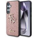 Калъф Guess - Glitter Script Big 4G Logo (GUHCS25SHG4SGP) - Samsung Galaxy S25 - Pink