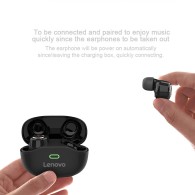 Bluetooth Слушалки Lenovo X18 True Wireless Bluetooth 5.0 Waterproof, Black