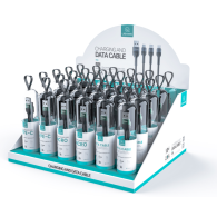 30бр, Комплект USB Кабел USAMS Set U55, 2A, 1m. Green