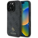 Калъф Guess - 4G Small and Classic Logo MagSafe (GUHMP16XP4SM4MK) - iPhone 16 Pro Max - Black