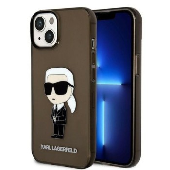 Калъф Karl Lagerfeld - Hardcase (KLHCP14MHNIKTCK) - iPhone 14 Plus - Ikonik Karl Lagerfeld