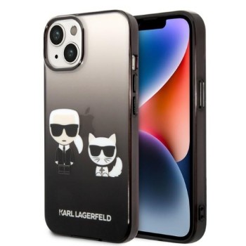 Калъф Karl Lagerfeld - Hardcase (KLHCP14MTGKCK) - iPhone 14 Plus - Gradient Ikonik Karl&Choupette