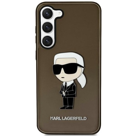 Калъф Karl Lagerfeld - Hardcase (KLHCS23SHNIKTCK) - Samsung Galaxy S23 - Ikonik Karl Lagerfeld