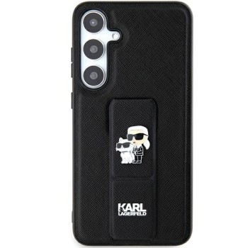 Калъф Karl Lagerfeld - Saffiano Gripstand (KLHCS24LGSAKCPK) - Samsung Galaxy S24 Ultra - Karl&Choupette