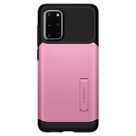 Spigen Slim Armor хибриден кейс с най-висока степен на защита за Samsung Galaxy S20+ Plus, Rusty Pink