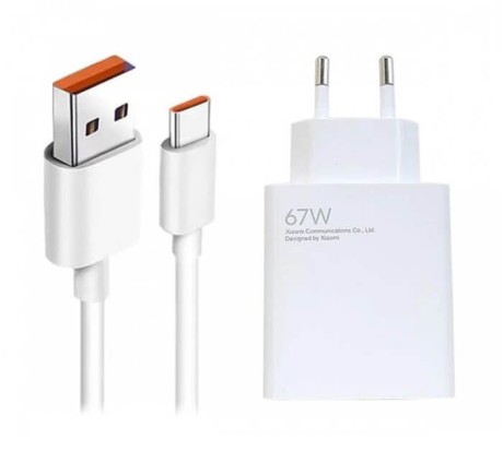 Оригинално зарядно Xiaomi 67W, Charging combo за Xiaomi Redmi Note 14