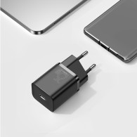 Захрядно Baseus Super Si Quick Charger 1C, 25W, USB-C, Черен