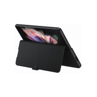 Калъф Samsung Leather Flip Cover за Galaxy Z Fold3, Black