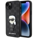 Калъф Karl Lagerfeld - Saffiano (KLHCP14MSAKHPKK) - iPhone 14 Plus - Monogram Ikonik