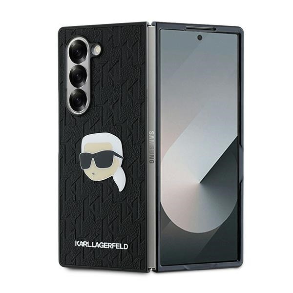 Калъф Karl Lagerfeld - Saffiano (KLHCZFD6PGKSKIHK) - Samsung Galaxy Z Fold6 - Monogram Head Pin