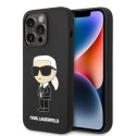 Калъф Karl Lagerfeld - Silicone MagSafe (KLHMP14XSNIKBCK) - iPhone 14 Pro Max - Ikonik