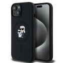 Калъф Karl Lagerfeld - Silicone MagSafe (KLHMP15SSCMKCRHK) - iPhone 15 - Karl&Choupette