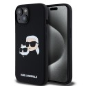 Калъф Karl Lagerfeld - Silicone MagSafe (KLHMP15SSKCHPPLK) - iPhone 15 - Karl&Choupette