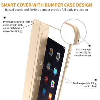 Калъф TECH-PROTECT SMARTCASE за Apple iPad 9,7 2017/2018, Златен