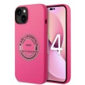 Калъф Karl Lagerfeld - Silicone (KLHCP14MSRSGRCF) - iPhone 14 Plus - Pink RSG