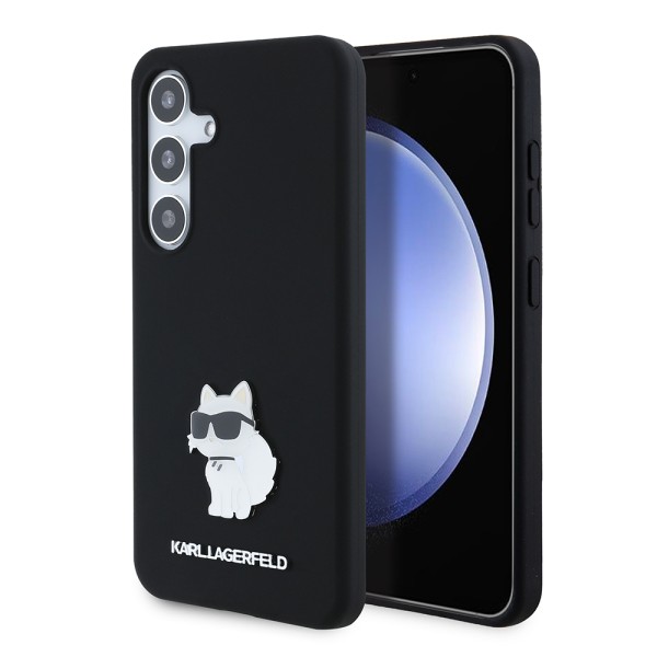 Калъф Karl Lagerfeld - Silicone (KLHCS24SSMHCNPK) - Samsung Galaxy S24 - Choupette