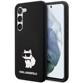 Калъф Karl Lagerfeld - Silicone (KLHCS24SSNCHBCK) - Samsung Galaxy S24 - Choupette