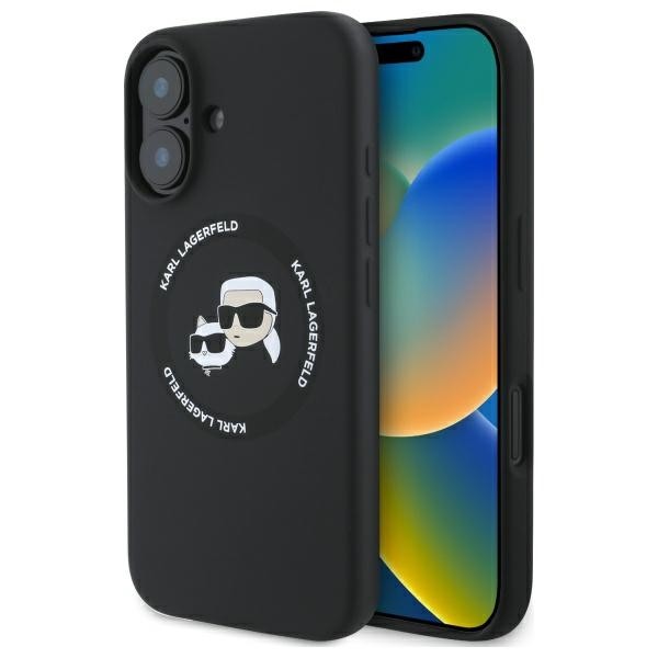 Калъф Karl Lagerfeld - Silicone MagSafe (KLHMP16SSKCHTCK) - iPhone 16 - Karl&Choupette Head