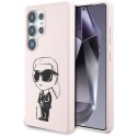 Калъф Karl Lagerfeld - Silicone Graffiti MagSafe (KLHMS25LPNYKGRTP) - Samsung Galaxy S25 Ultra - Ikonik Pink