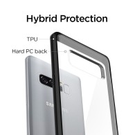 Spigen Ultra Hybrid хибриден кейс с най-висока степен на защита за Samsung Galaxy Note 8, Matte Black