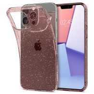 Калъф Spigen Liquid Crstal за iPhone 13 Pro, Glitter Rоse