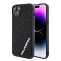 Калъф Karl Lagerfeld - 3D Design (KLHCP15M3DMKRLK) - iPhone 15 Plus - Rubber Multi Logo