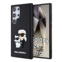 Калъф Karl Lagerfeld - 3D Design (KLHCS24L3DRKCNK) - Samsung Galaxy S24 Ultra - Rubber Karl&Choupette