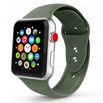 Каишка TECH-PROTECT SMOOTHBAND за Apple Watch 1/2/3/4/5 (42/44mm), Army Green