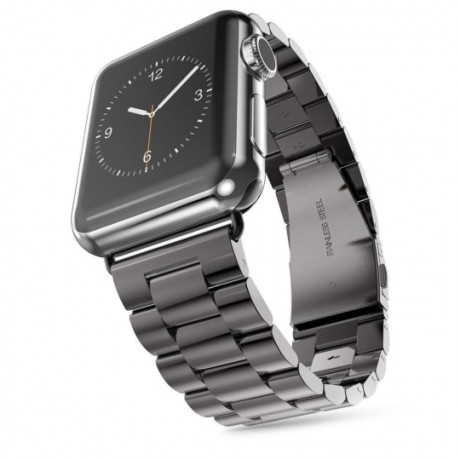 Каишка TECH-PROTECT STAINLESS за Apple Watch 1/2/3/4/5 (42/44/45mm), Черен