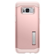 Spigen Slim Armor хибриден кейс с най-висока степен на защита за Samsung Galaxy S8, Rose Gold