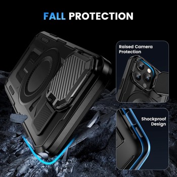 Калъф Techsuit - CamVault MagSafe - iPhone 16 Pro Max - Black