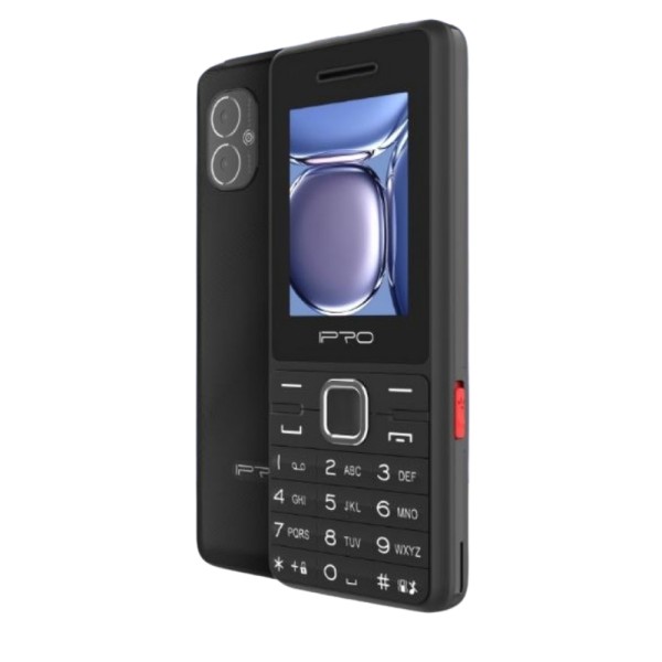 Мобилен телефон IPRO A33+БГ МЕНЮ /2G/32+32MB/2.4inch/0.08MP/2500mAh/Dual Sim/ДвоенФенер - Черен