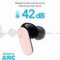 Anker - Wireless Earbuds SoundCore P30i - TWS, Noise Cancelling, Bluetooth 5.4, Touch Control, IP54 - Pink