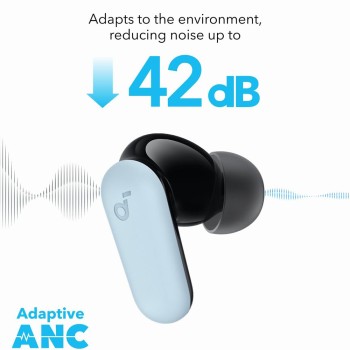 Anker - Wireless Earbuds SoundCore P30i - TWS, Noise Cancelling, Bluetooth 5.4, Touch Control, IP54 - Blue