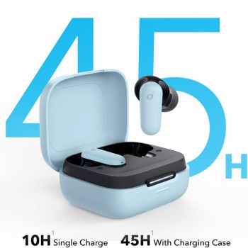 Anker - Wireless Earbuds SoundCore P30i - TWS, Noise Cancelling, Bluetooth 5.4, Touch Control, IP54 - Blue