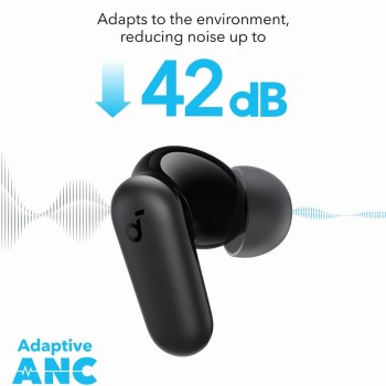 Anker - Wireless Earbuds SoundCore P30i - TWS, Noise Cancelling, Bluetooth 5.4, Touch Control, IP54 - Black