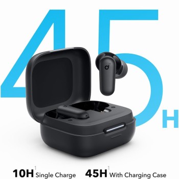 Anker - Wireless Earbuds SoundCore P30i - TWS, Noise Cancelling, Bluetooth 5.4, Touch Control, IP54 - Black