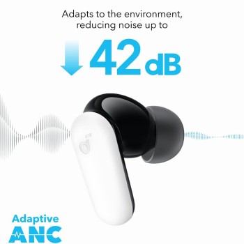 Anker - Wireless Earbuds SoundCore P30i - TWS, Noise Cancelling, Bluetooth 5.4, Touch Control, IP54 - White