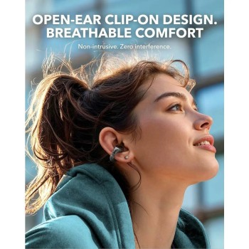 Anker - Wireless Earbuds SoundCore C30i - Bluetooth 5.3, Open-Ear, IPX4, Noise Reduction - Black